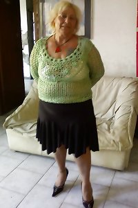 blonde large adorned grandmother