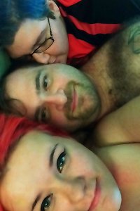 Me and our girlfriend